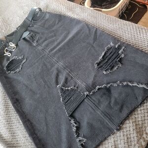 Disturbia Denim Skirt(with Belt)
